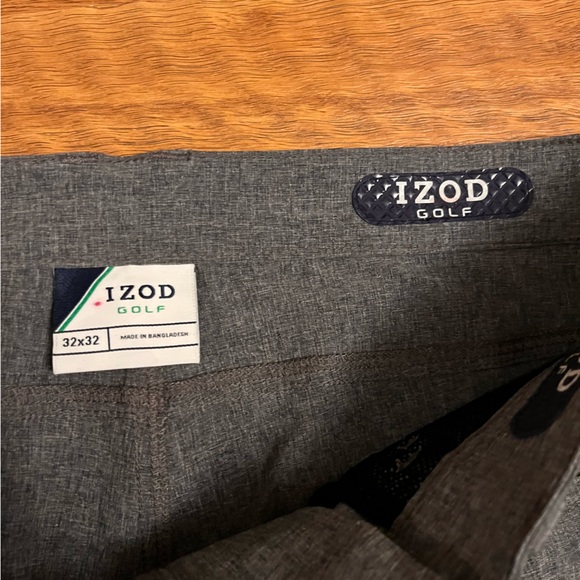 NEW!!! Izod Swingflex men’s golf pants 32x32 Gray - Picture 2 of 4
